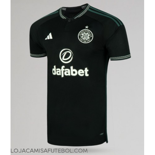 Camisa de Futebol Celtic Equipamento Secundário 2023-24 Manga Curta